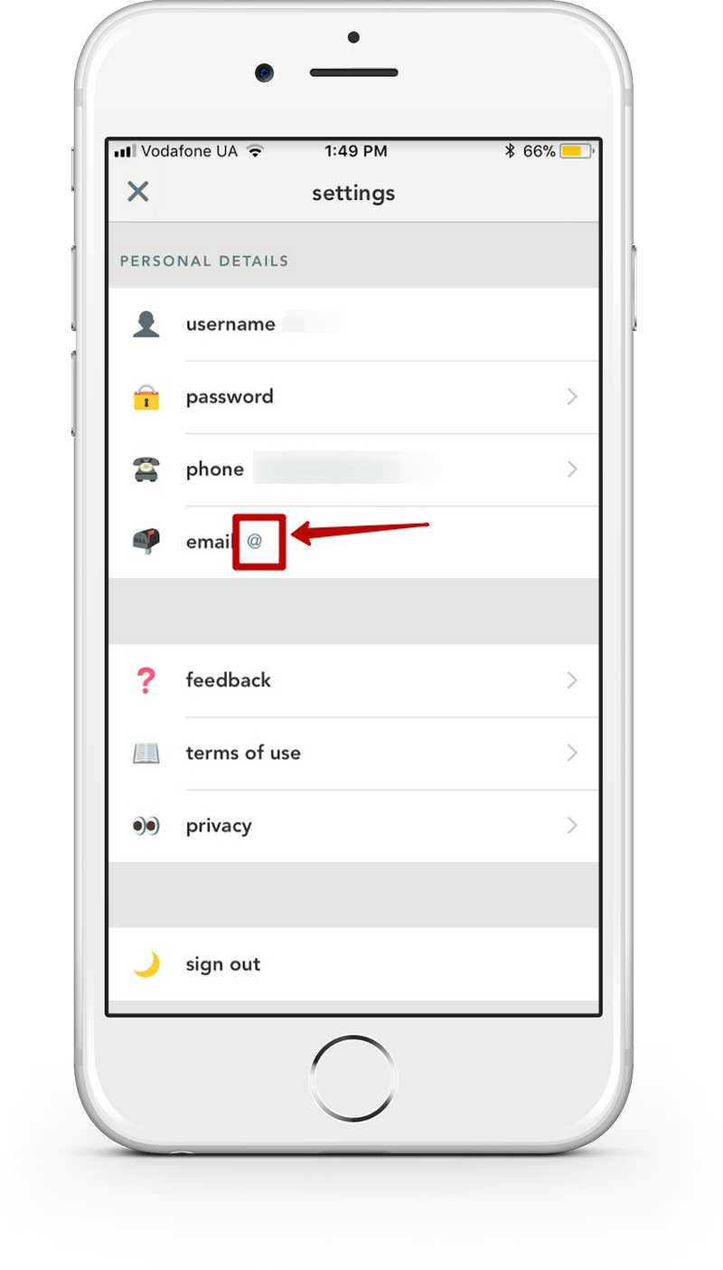 Une validation d’e-mail est manquante