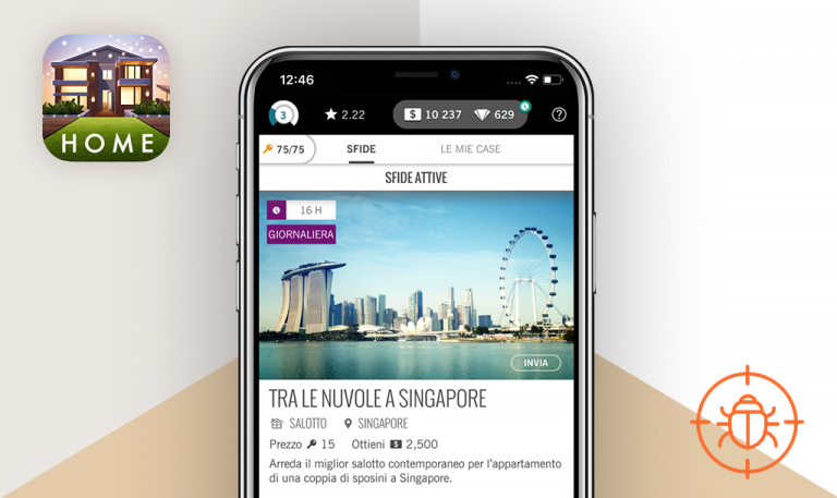 Bugs détectés dans Design Home pour iOS