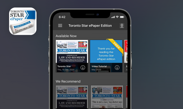 Bugs trouvés dans l’édition ePaper du Toronto Star pour iOS