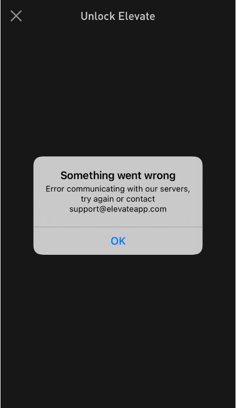 Un message d’erreur « Une erreur s’est produite » s’affiche après l’ouverture d’un sujet d’apprentissage sans connexion Internet