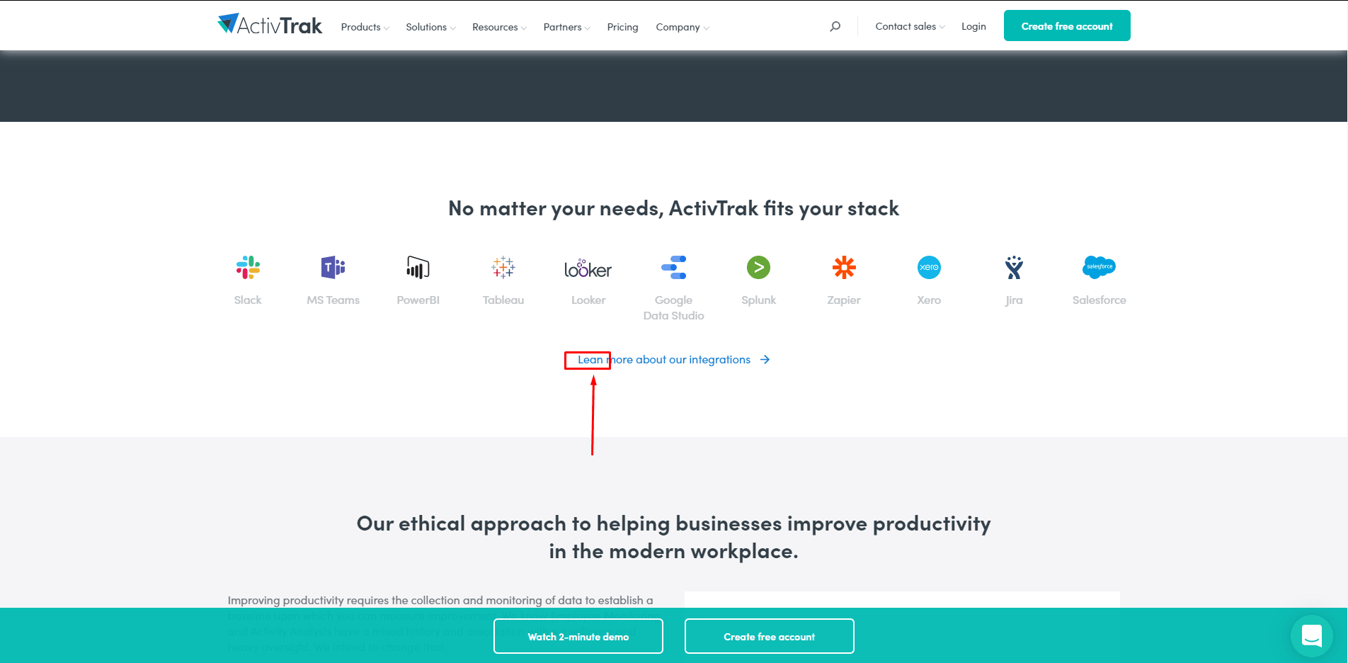 Le mot « Learn » est mal orthographié sur la page principale