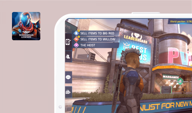 Bugs trouvés dans Shadowgun Legends : FPS en ligne pour Android