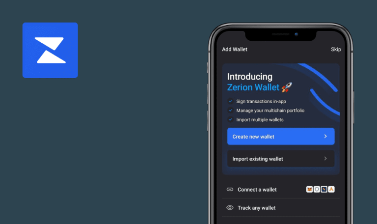 Aucun bug trouvé dans Zerion pour Android