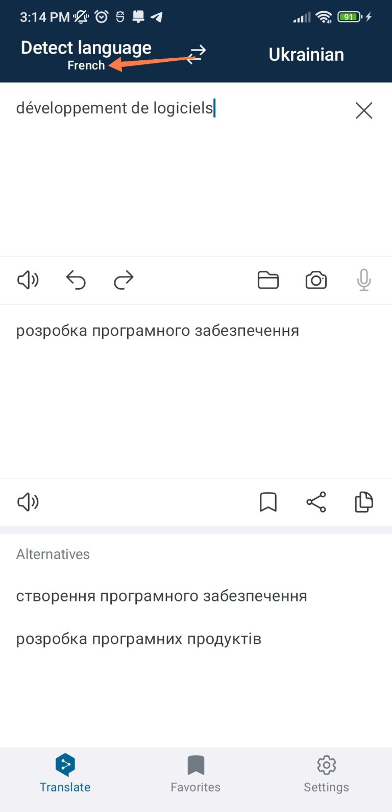 Aucun bug trouvé lors de la vérification de la détection automatique correcte de la langue