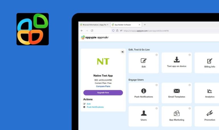 Bugs trouvés dans Appy Pie SaaS