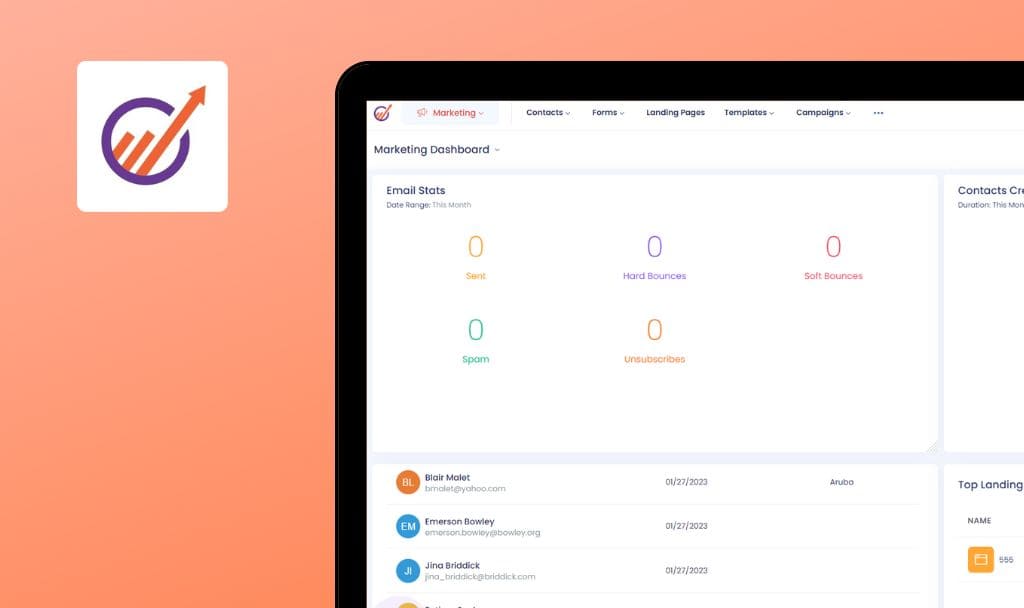 Bugs trouvés dans EngageBay SaaS