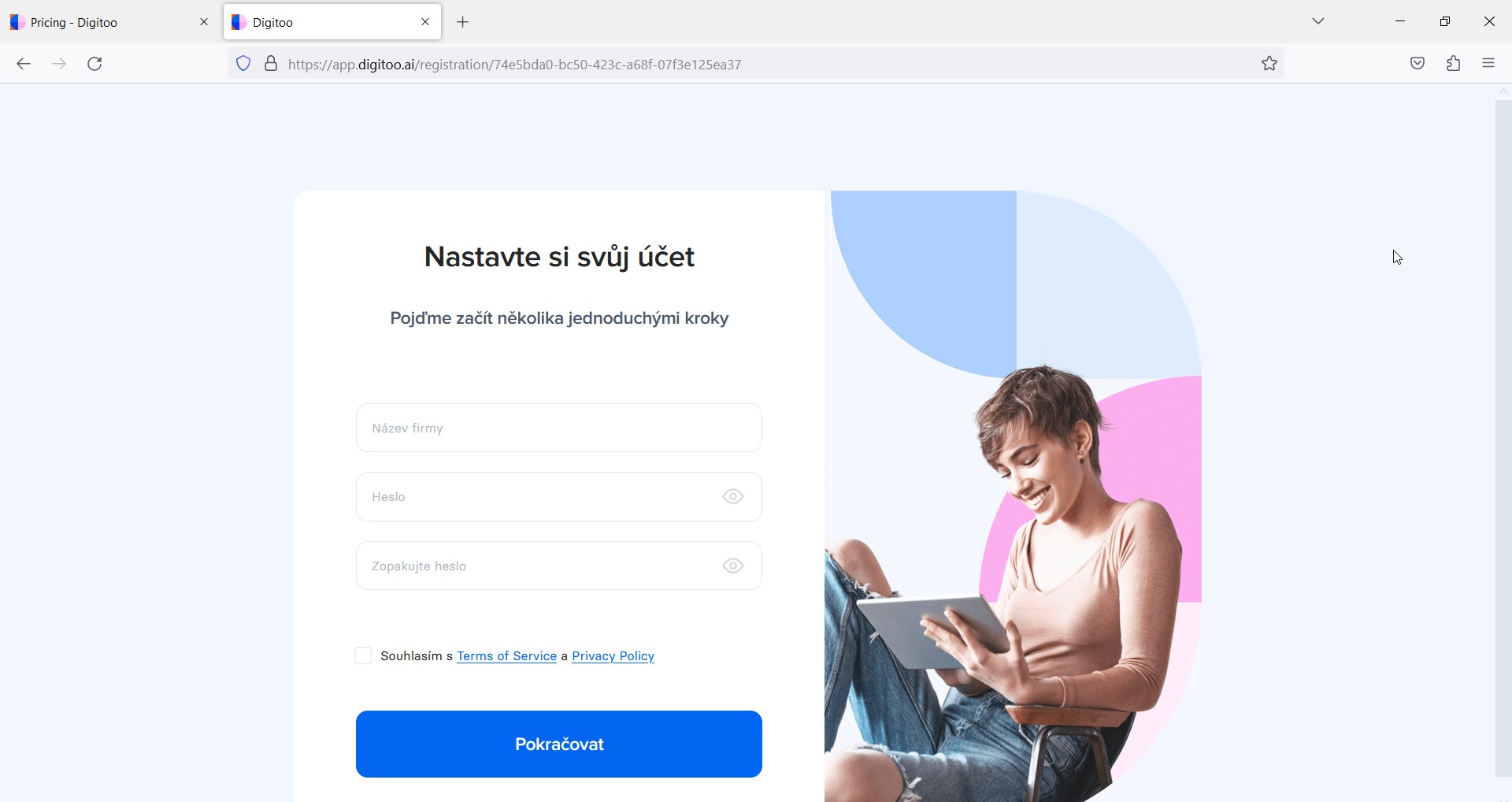Des problèmes de traduction sont présents sur les pages « Tarifs », « Connexion », « Inscription »