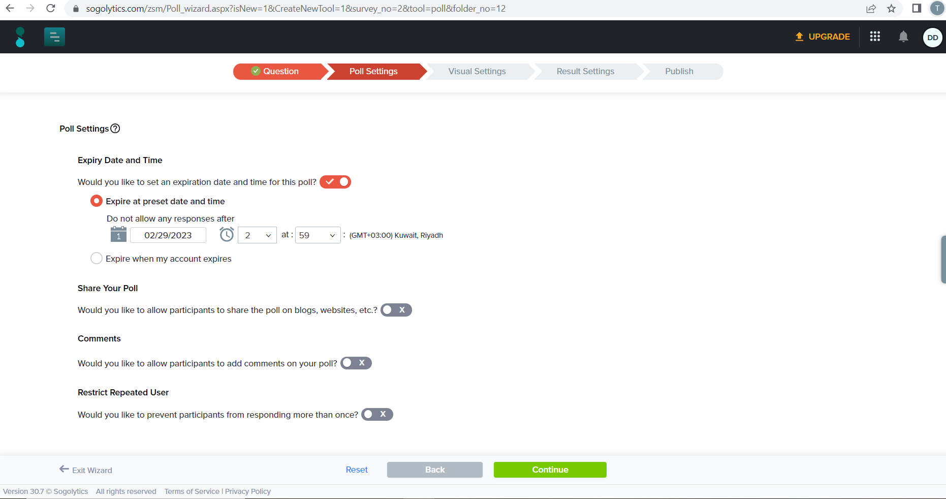 Aucune validation de date bissextile
