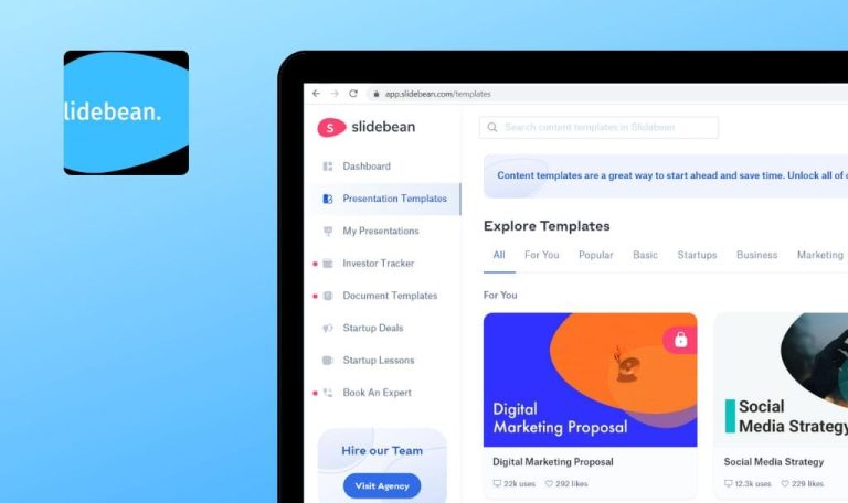 Bugs trouvés dans le SaaS Slidebean