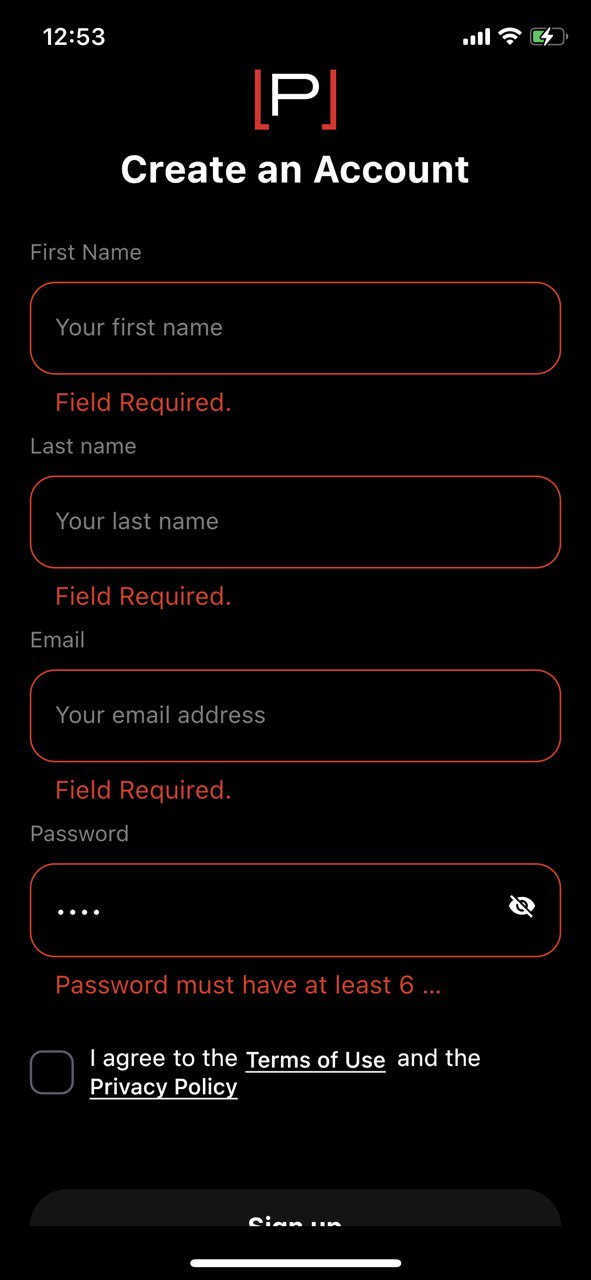 Le message de validation sous le champ « Mot de passe » ne s’affiche pas complètement