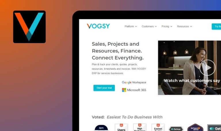 Bugs trouvés dans VOGSY SaaS