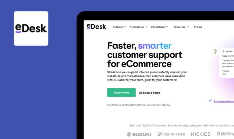 Bugs trouvés dans eDesk SaaS