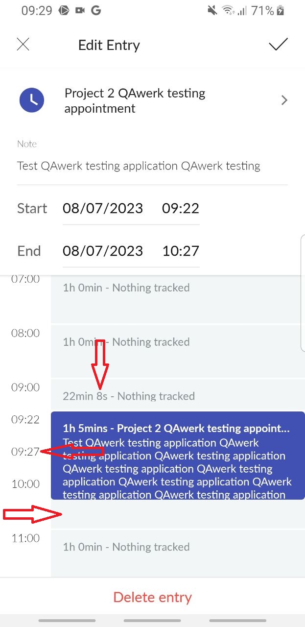 Inadéquation entre le temps programmé et le temps réel sur le calendrier