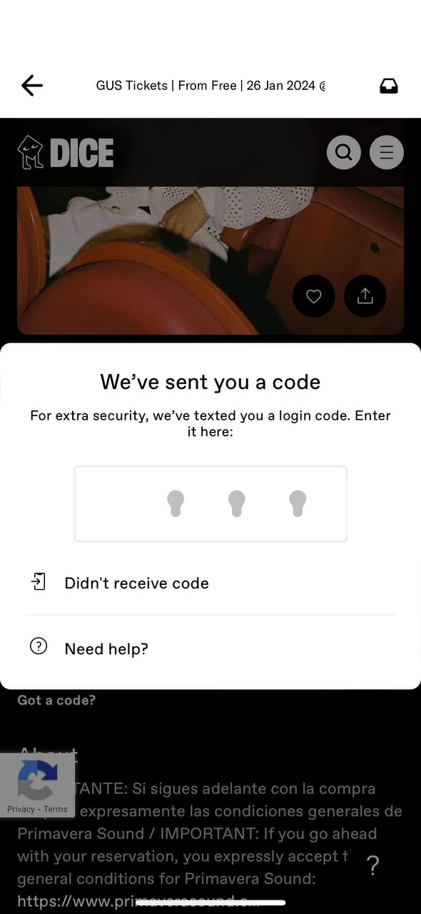 Code de confirmation non envoyé