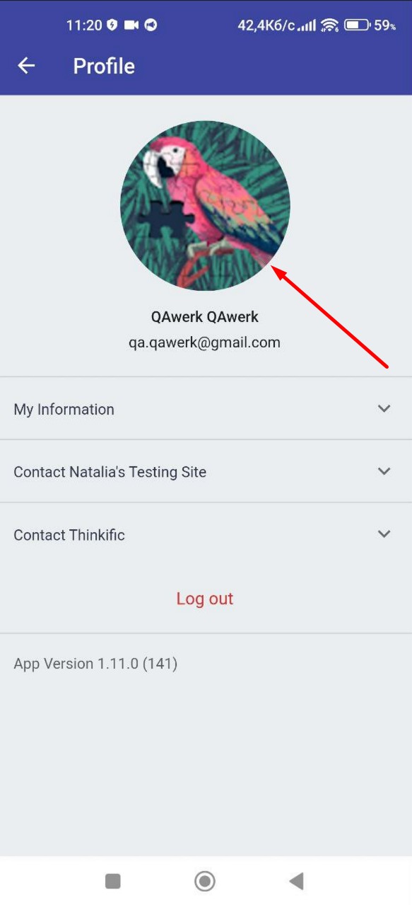 Photo de profil de mauvaise qualité