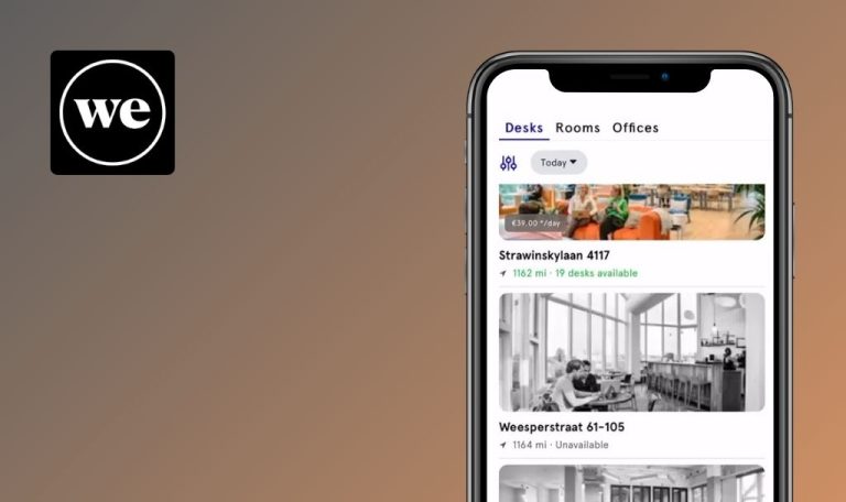 Bugs trouvés dans WeWork : Espace de travail flexible pour iOS
