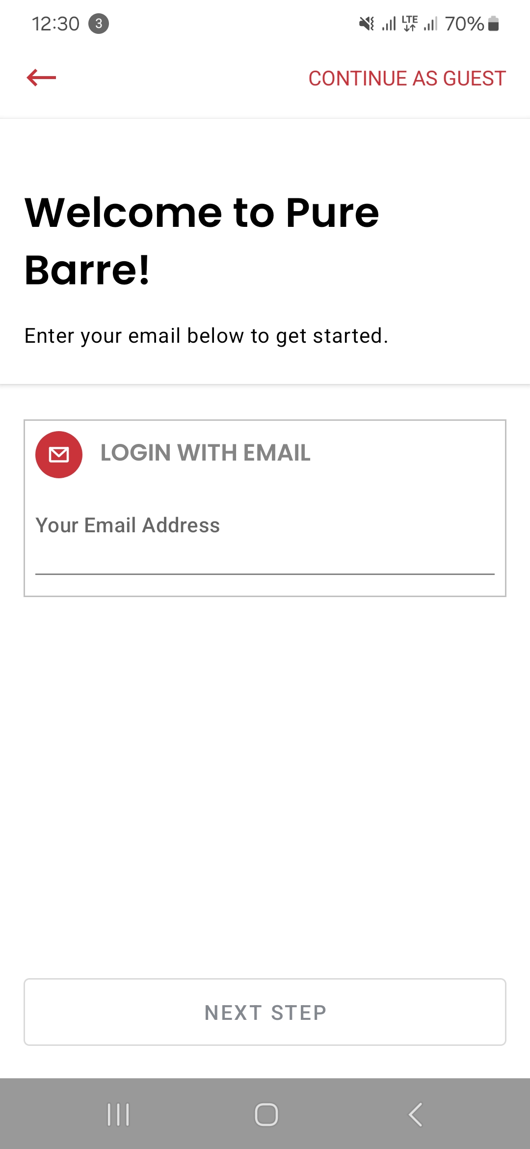 Possibilité de passer l’inscription sans vérification d’e-mail