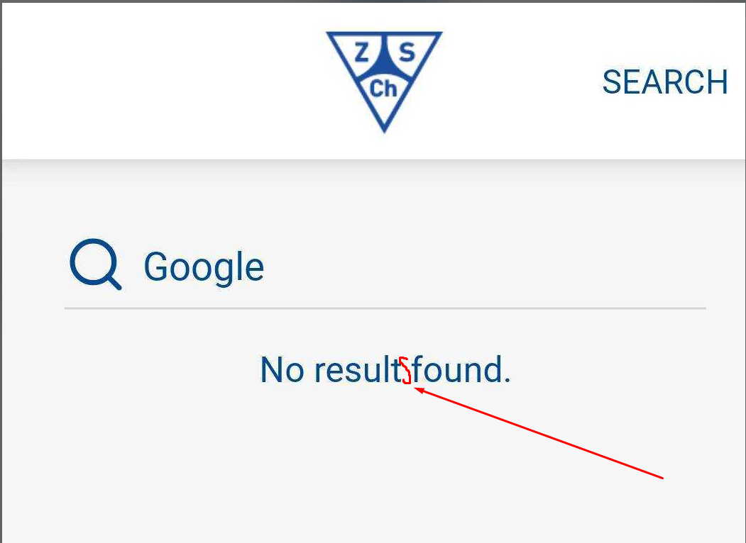 Aucun texte affiché pour les résultats de recherche