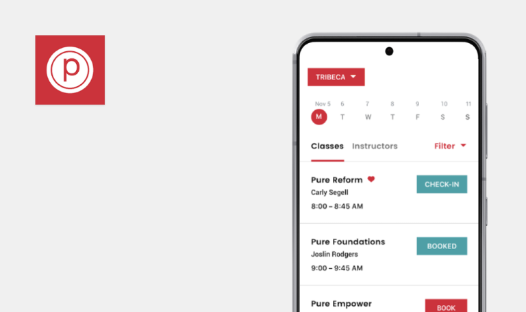 Bugs trouvés dans Pure Barre pour Android