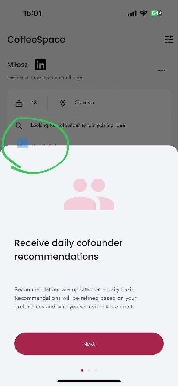 Un carré coloré reste à l’écran après la sélection d’un filtre dans la barre de recherche