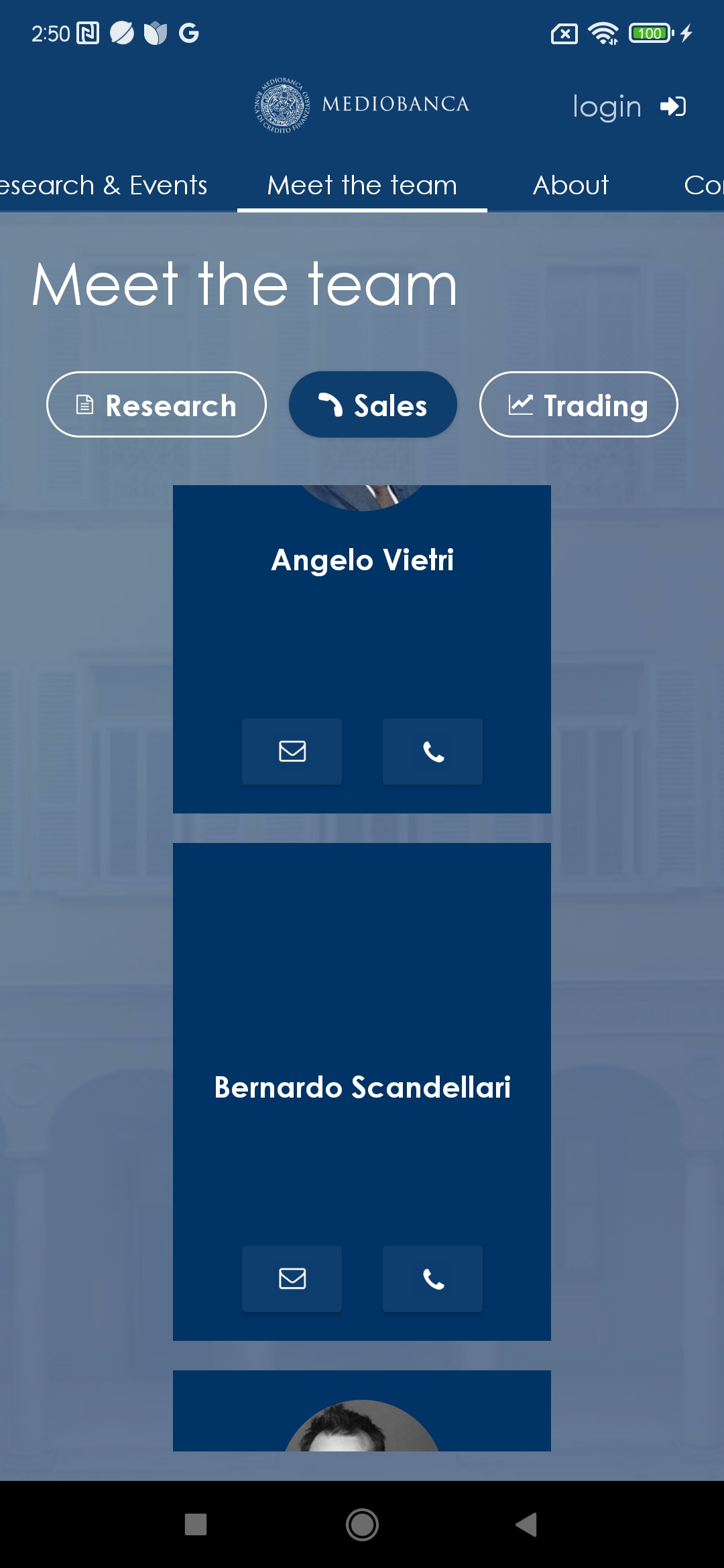 Aucune photo dans la carte de Bernardo Scandellari