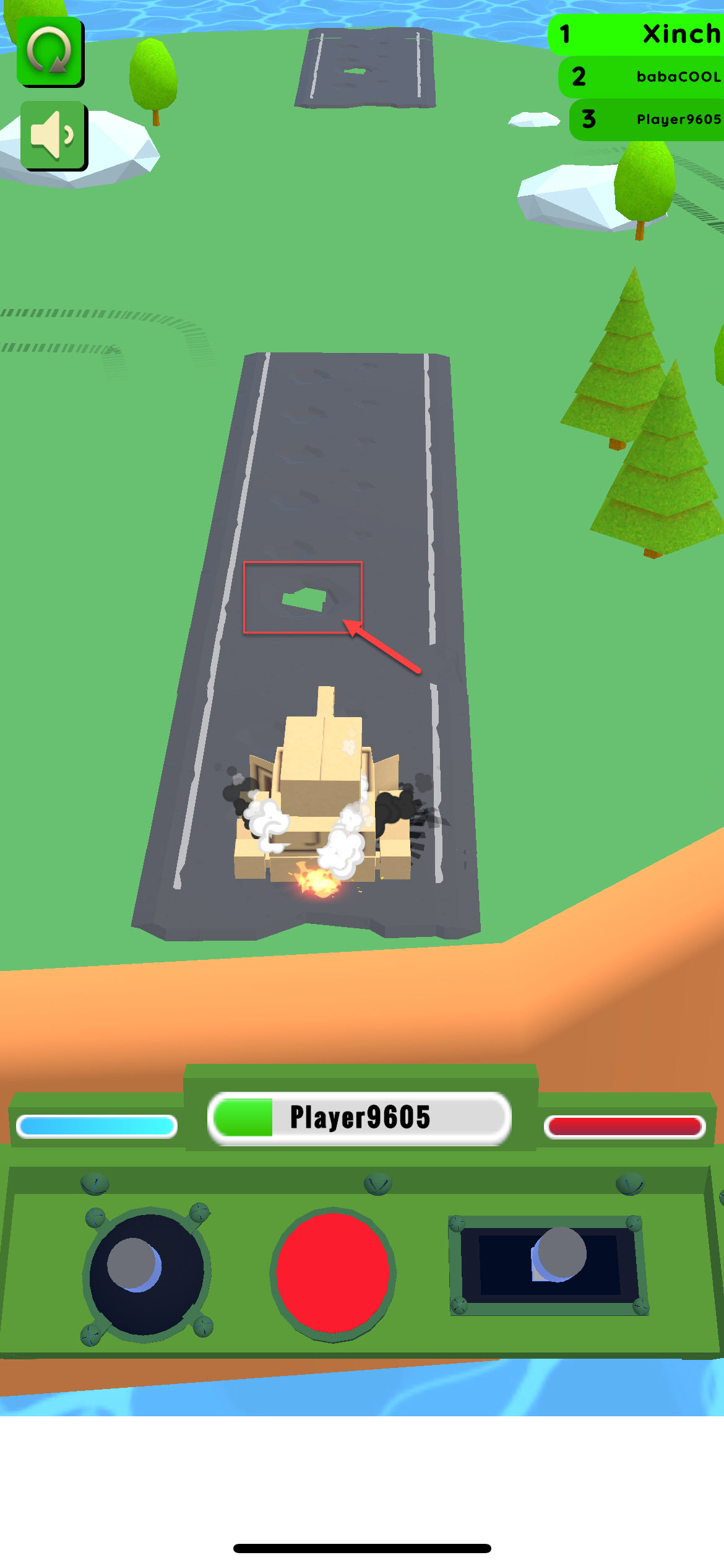 Texture manquante affichée sur le modèle « Route » après le début du jeu