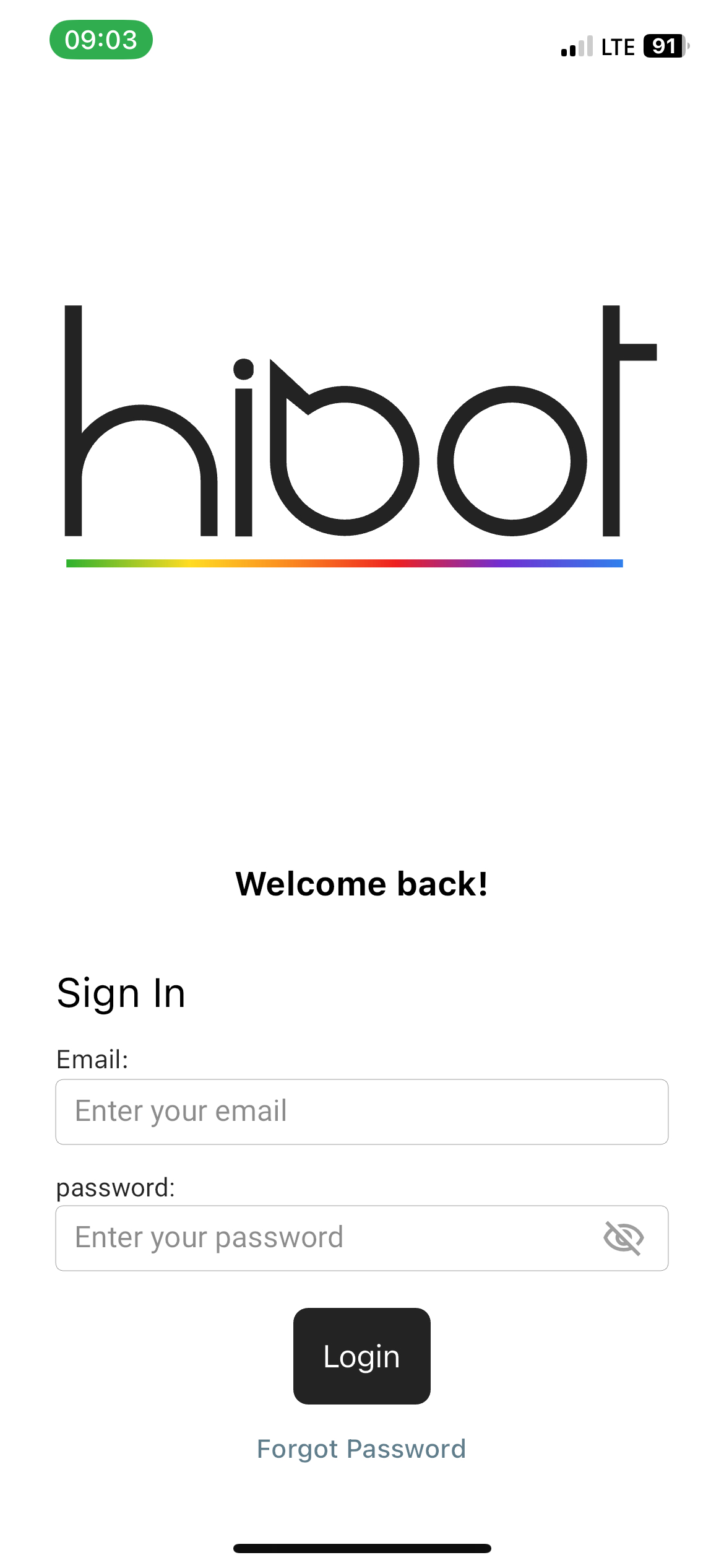 Impossibilité de s’inscrire dans l’application