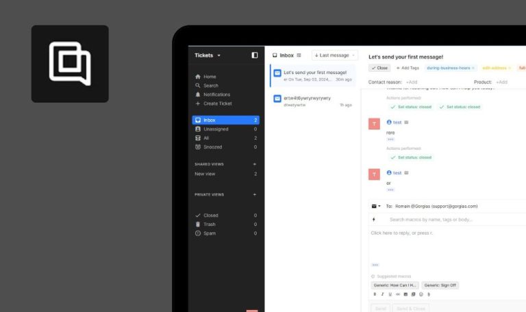 Bugs trouvés dans Gorgias SaaS