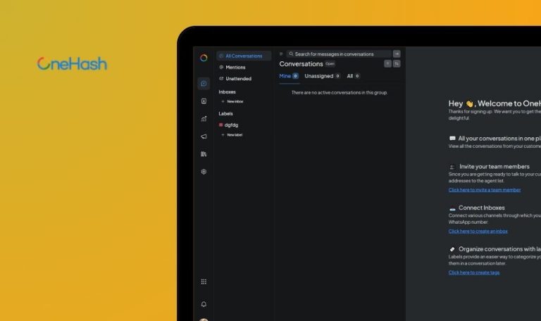 Bugs trouvés dans OneHash Chat SaaS