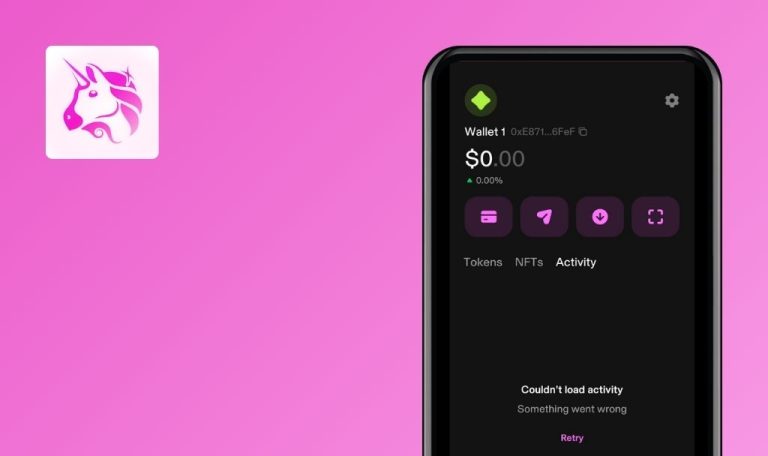 Aucun bug trouvé dans Uniswap : portefeuilles crypto et NFT pour Android