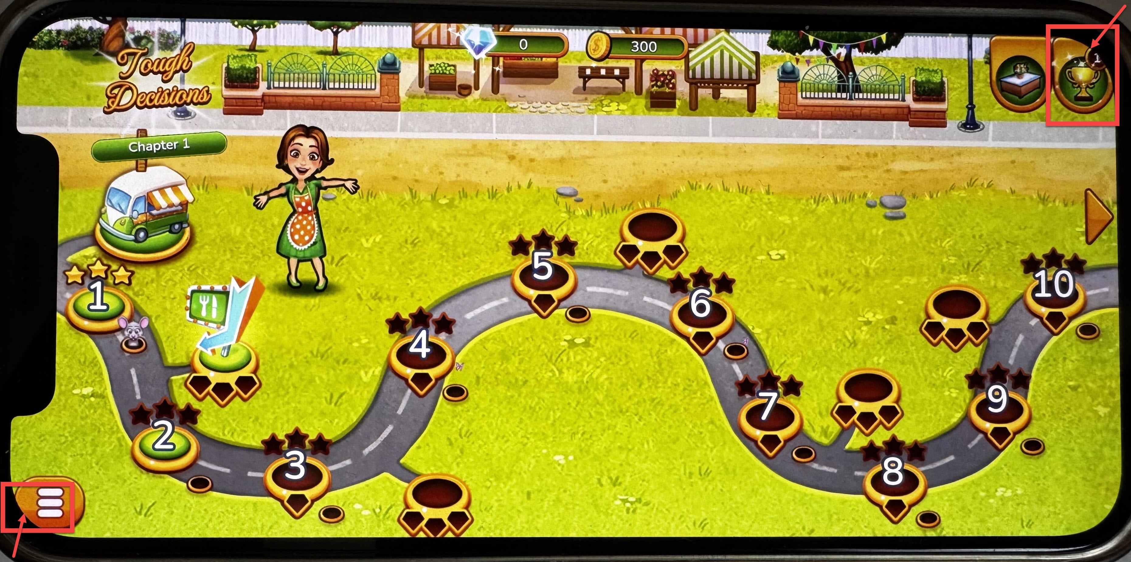 L'écran principal du jeu n'est pas adapté à l'écran de l'appareil