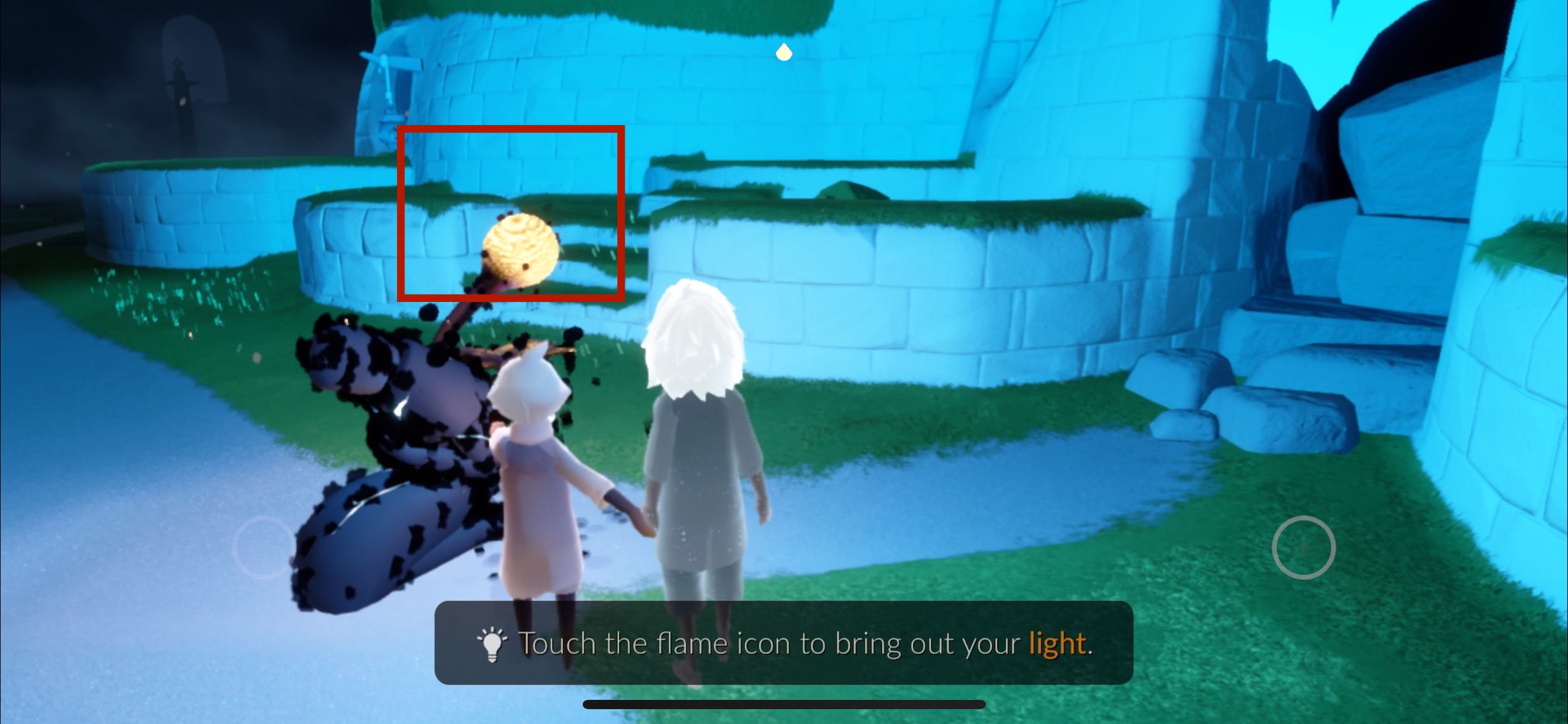 L’icône “Flame” est absente de l’écran de jeu