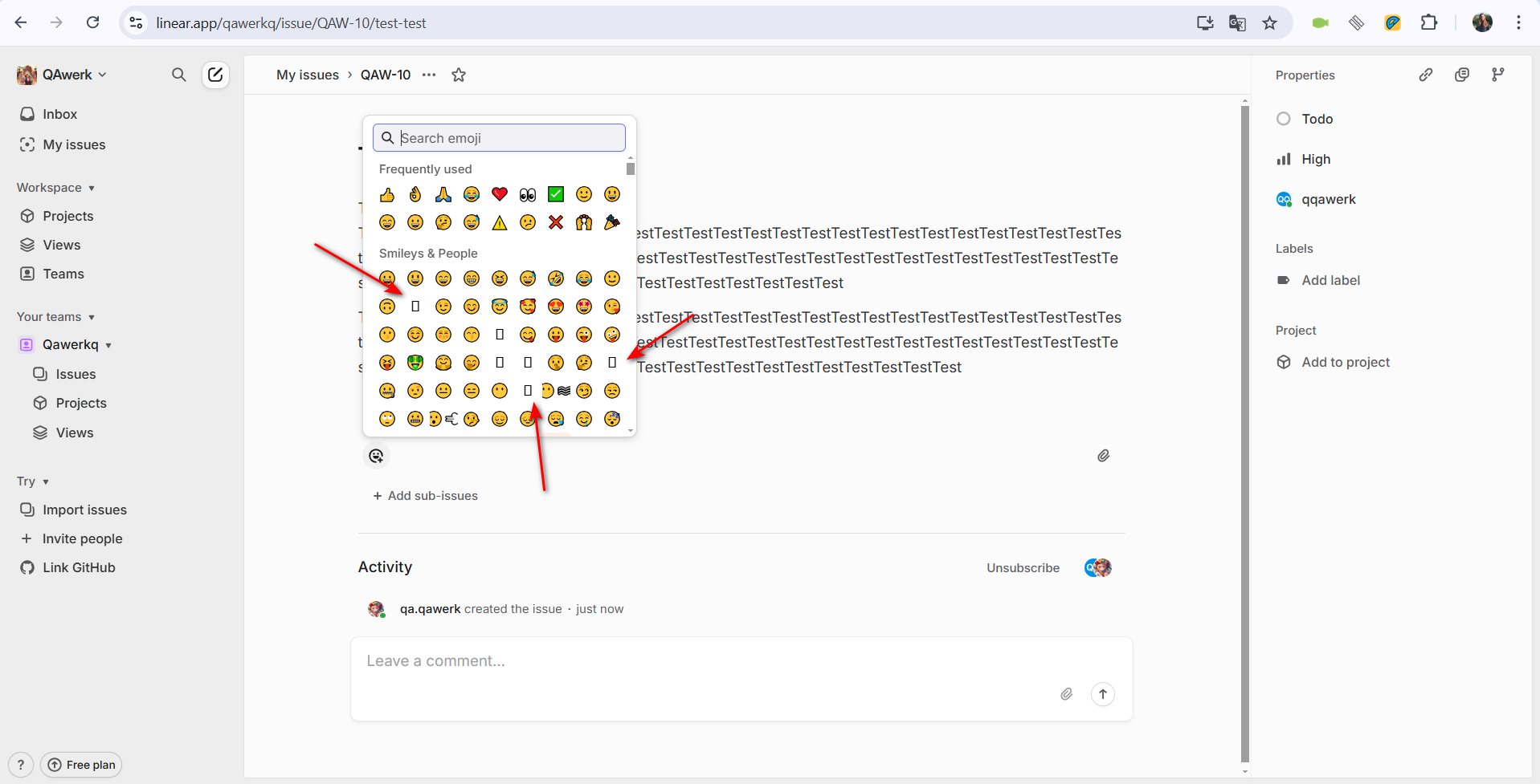 Tous les emojis ne s'affichent pas