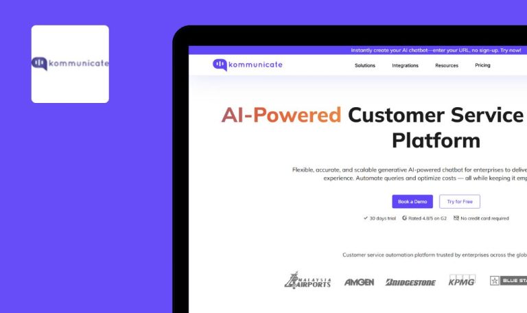 Bugs trouvés dans  Kommunicate SaaS
