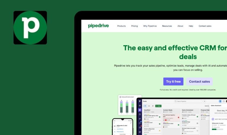 Aucun bug trouvé dans le SaaS Pipedrive