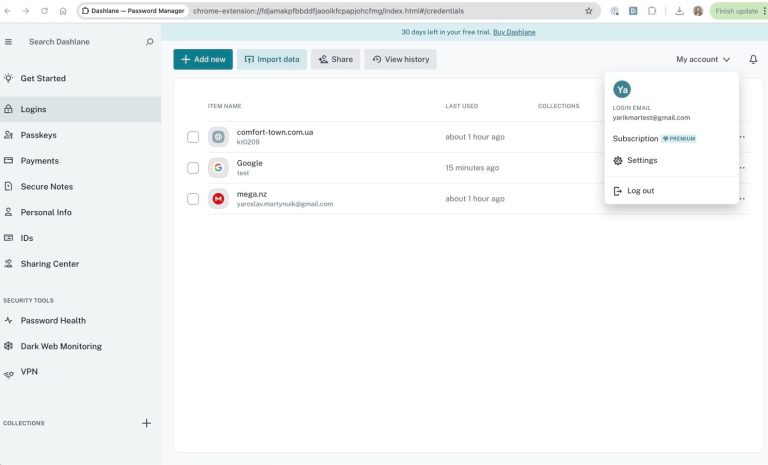 Aucun bug détecté lors de la vérification du flux de mise à niveau VPN