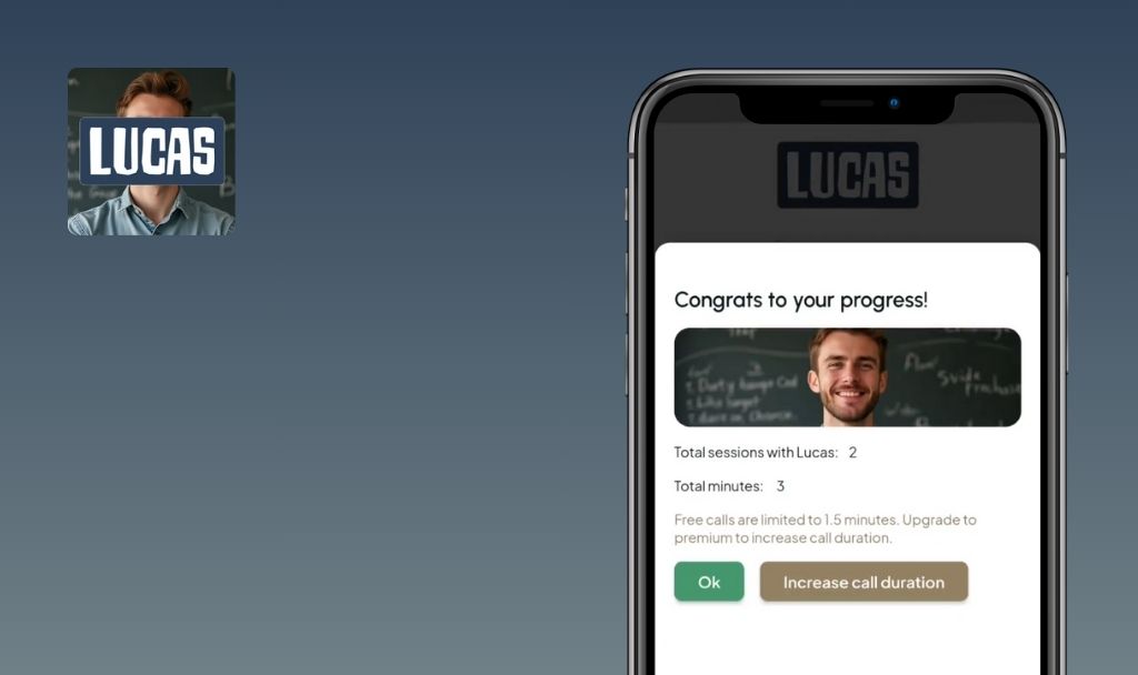 Bugs découverts dans Lucas | Tuteur linguistique IA pour Android