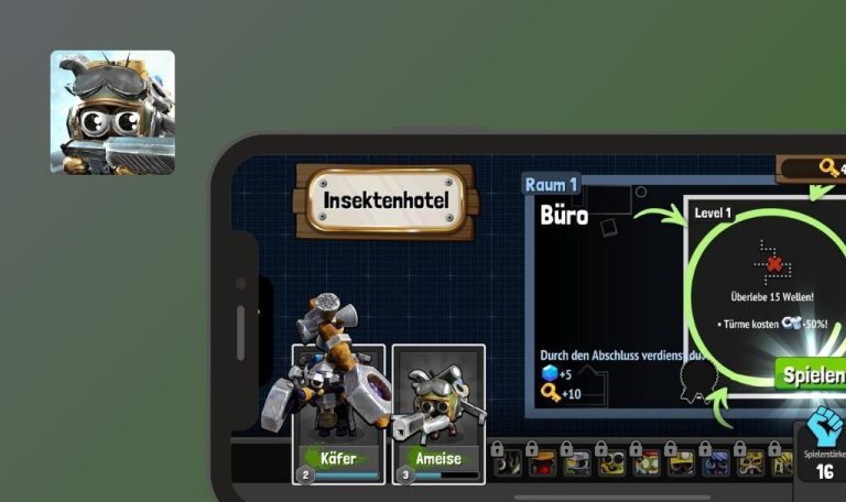 Bugs trouvés dans Bug Heroes : Tower Defense pour iOS