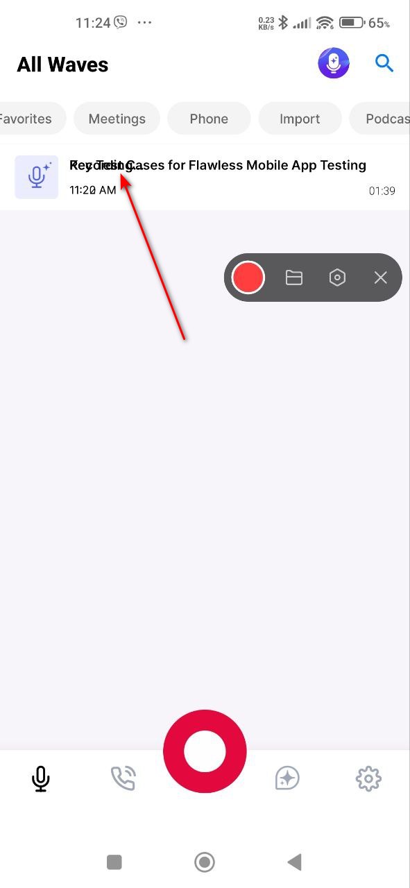 Le titre audio se chevauche