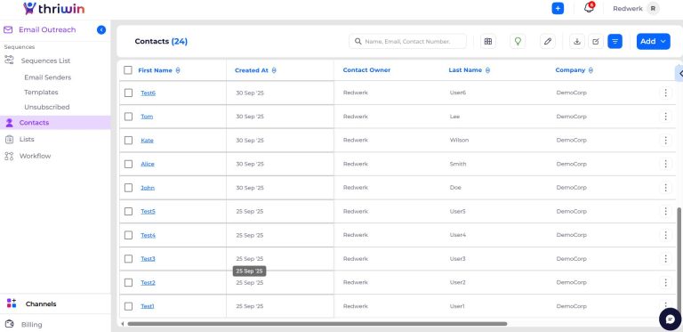 Aucun bug trouvé lors de l’importation en masse de contacts