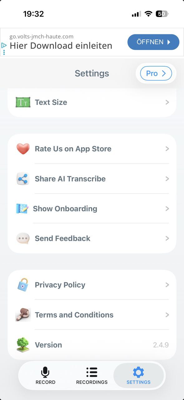 Le bouton « Notez-nous sur l'App Store » ne répond pas