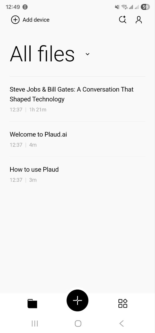 Aucun bug trouvé lors de la vérification de l’affichage correct de la liste des transcriptions