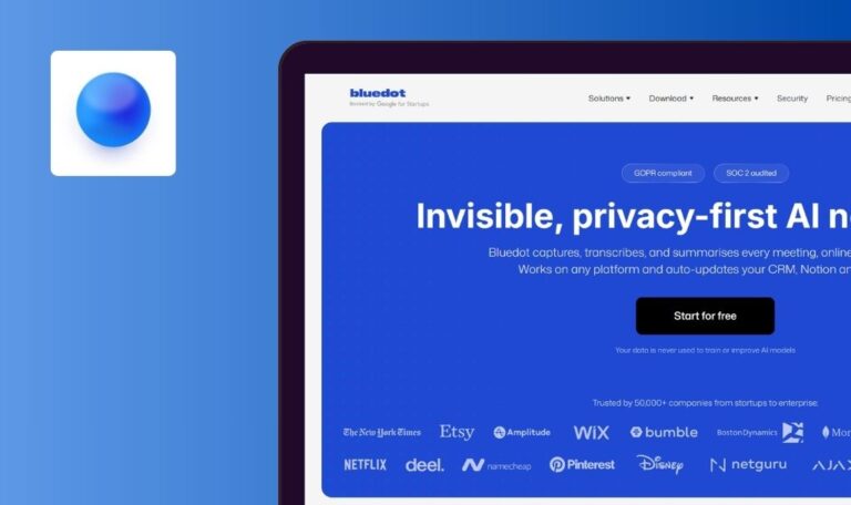 Bugs trouvés dans Bluedot SaaS