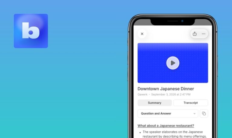 Bugs détectés dans Bluedot AI Note Taker pour Android